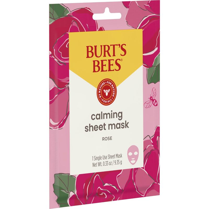 Burt&#39;s Bees Calming Rose Sheet Mask - 1pc, 3 of 13