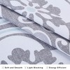 Medallion Design Floral Printed Kitchen Curtains - 4 of 4