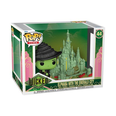 Funko POP! Town Wicked Elphaba with The Emerald City Figure #44!