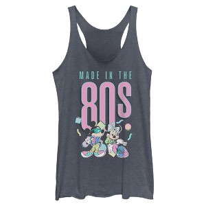 Womens Mickey & Friends Made in the 80s Racerback Tank - 1 of 4