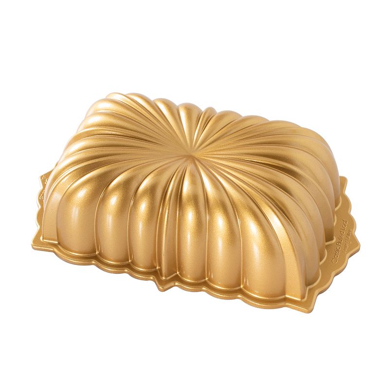 Nordic Ware Classic Fluted Loaf Pan - Gold, 1 of 8