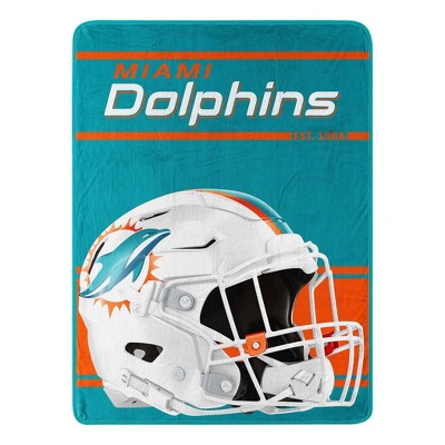 Image of NFL Miami Dolphins Micro Fleece Throw Blanket