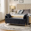 Arrigo Upholstered Flip Top Storage Bench with Arms |ARTFUL LIVING DESIGN - image 2 of 4