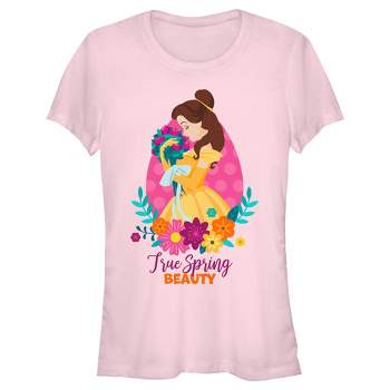 Junior's Women Disney Belle True Spring Beauty T-Shirt