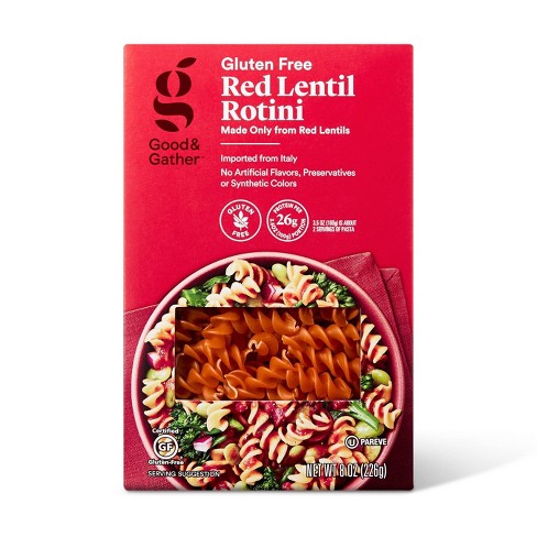 Svare Rose tildele Gluten Free Red Lentil Rotini - 8oz - Good & Gather™ : Target