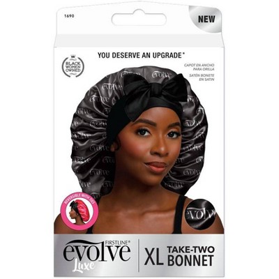 Evolve Products XL Take-Two Satin Wide Edge Hair Bonnet