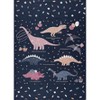 Hauteloom Milne Navy Dinosaur Washable Kids Rug - 2 of 4