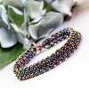 John Bead 300g Assorted Glass Seed Beads 8/0, 24 Rainbow Bright Colors Round Bead for DIY Crafts Jewelry Making Bead Box - 3 of 4