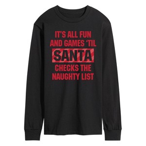Men's - Instant Message - Fun And Games Long Sleeve Graphic T-Shirt - 1 of 4