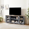 HDZNVF Modern Farmhouse TV Media Stand, Large Home Entertainment Console, for TV Up to 80 inch - 4 of 4