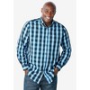 KingSize Men's Big & Tall Long Sleeve Wrinkle Free Sport Shirt - 3 of 4