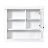 PAGED 29.5" Wall Mounted Bathroom Storage Cabinet Modern Medicine Cabinet with Mirror and Towels Bar, Over Toilet Storage Unit for Room - 4 of 4