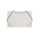 JAM Paper Plastic Business Card Holder Case Clear Grid Sold Individually (2500 001)