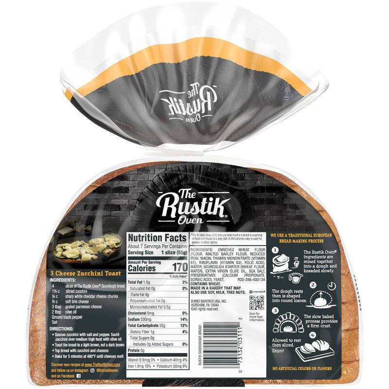 The Rustik Oven Sourdough Bread - 16oz, 5 of 18