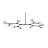Elegant Lighting Zayne 10 - Light Pendant in  Black - 4 of 4