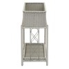 Raised Two Tier Plant Stand with Two Interchangeable Shelves, Great Indoors or Outdoors for Plants or Other Storage - 3 of 4