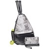 Glove It Tennis Backpack for Women, Lightweight Ladies Tennis Bag & Sling Backpack for 2 Racquets, Balls, Water Bottle - Palm Beach - 4 of 4