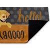 Stupell Industries Hello Goodbye Dog & Cat Printed Outdoor Door Mat, design by Arrolynn Weiderhold, 18"x30" - 2 of 4