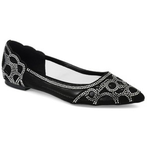 Journee Collection Women's Batavia Slip On Pointed Toe Ballet Flats - 1 of 4