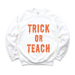 Simply Sage Market Trick Or Teach Sweatshirt - 1 of 4