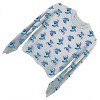 Ladies Lilo and Stitch Shirt - Ladies Classic Lilo and Stitch Tie Dye Skimmer Long Sleeve T-Shirt (Heather Grey, Large) - 4 of 4