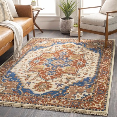 Hauteloom Rectangle Area Rug   Burnt Orange