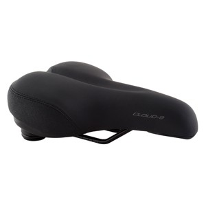 Cloud-9 Unisex Commuter Bicycle Comfort Seat - Black Steel Rails Unisex - 1 of 4