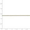 Black Bow Jewelry 1mm, 14k Yellow Gold Solid Cable Chain Necklace - 4 of 4