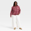 Women's Long Sleeve Collared Flannel Button-Down Shirt - Universal Thread™ - 3 of 3