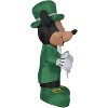 Gemmy Airblown Inflatable St. Patrick's Day Mickey Mouse, 3.5 ft Tall, Green - 3 of 4