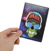Unique Bargains Headphones & Music Passport Holder Black Purple 1 Pc - 3 of 4