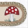 Earth Rugs Handmade Mushroom Stair Rug – Artisan Stair Decor with Nature Theme - 3 of 3