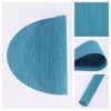 REGALWOVEN PVC Oval Kitchen Dining Table Decor Wipeable Placemats 6 Pcs - 2 of 4