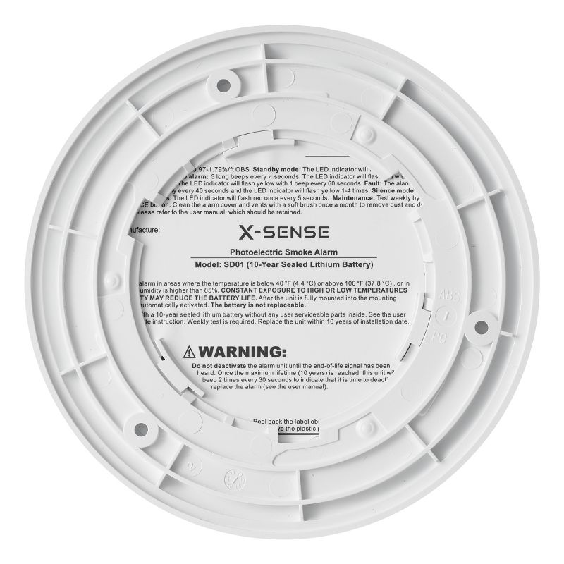 X-Sense Smoke Detector SD01, 5 of 7