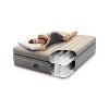 Intex Raised Comfort Pillowtop 20 Queen Air Mattress With Built In Pump :  Target