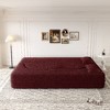 NicBex Modern Floor Sofa Bed with 2 Pillows, Foldable Sleeper Sofa, Teddy Fabric Convertible Sofa, Space-Saving Couch for Living Room, Loveseat Sofa - 2 of 4