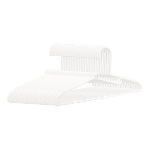 REGALWOVEN Durable Materials Space-Saving Smooth Edge Clothes Hangers 30 Pcs - 1 of 4
