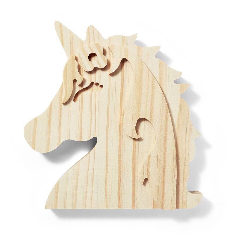 Freestanding Wood Unicorn - Mondo Llama&#8482;, 1 of 9