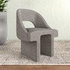 LeisureMod Modern Side Boucle Accent Chair - Quell Collection, Stylish and Cozy - 3 of 4