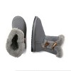 EverAU Australia Women Stork Horn Toggle button Short Boots - 3 of 4