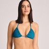 Vitamin A Women's Textured Jade Convertible Bikini Top - Blue - 4 of 4