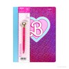 Yoobi Composition Book 7.5"x9.75" Wide Ruled with Pen Barbie Logo - 3 of 4