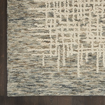 Vail Ivory and Earth Tone Hand-Tufted Wool Area Rug