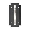 Livex Lighting Utrecht 1 - Light Wall Light in  Black/Brushed Nickel - 2 of 4