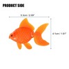 Unique Bargains Aquarium Fish Tank Glowing Animal Decoration Artificial Golden Fish Ornament Orange 1 Pcs - 4 of 4