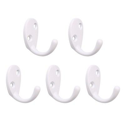 Unique Bargains Zinc Alloy Wall Mounted Bathroom Cloth Towel Key Coat Hook