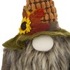 Gulches Series  Red and White Shatterproof Standing Santa with Lantern and Bag Holiday Ornament - 3 of 4