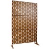 PAGED Outdoor Privacy Screen, Metal Patio Privacy Screen Outdoor, Outdoor Privacy Screen Freestanding for Deck Balcony Patio Lawn Garden - 4 of 4