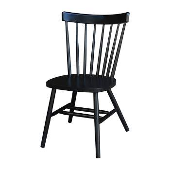 Copenhagen Chair with Plain Legs Black - International Concepts