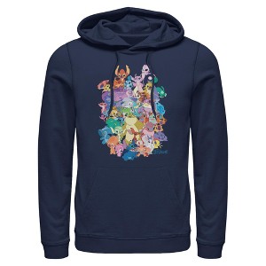 Mens Lilo & Stitch Experiment Compilation Lightweight Hoodie - 1 of 4